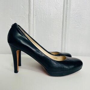 Coach Black Leather Heels